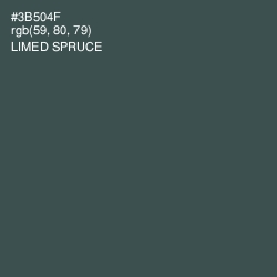 #3B504F - Limed Spruce Color Image